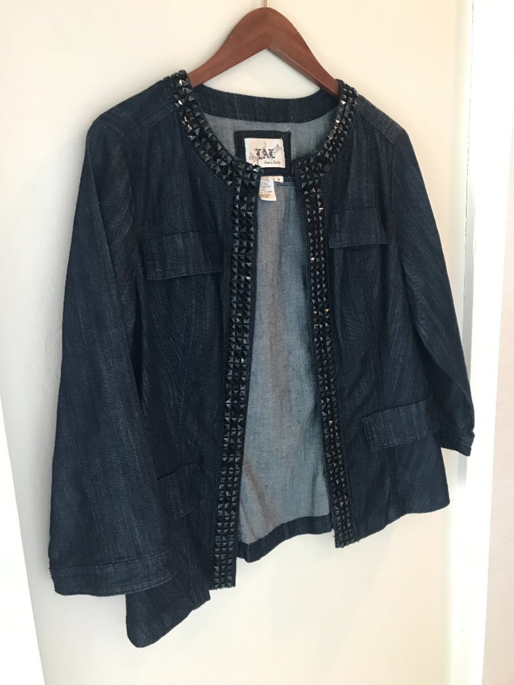 LAL LIVE A LITTLE DENIM JACKET SIZE M